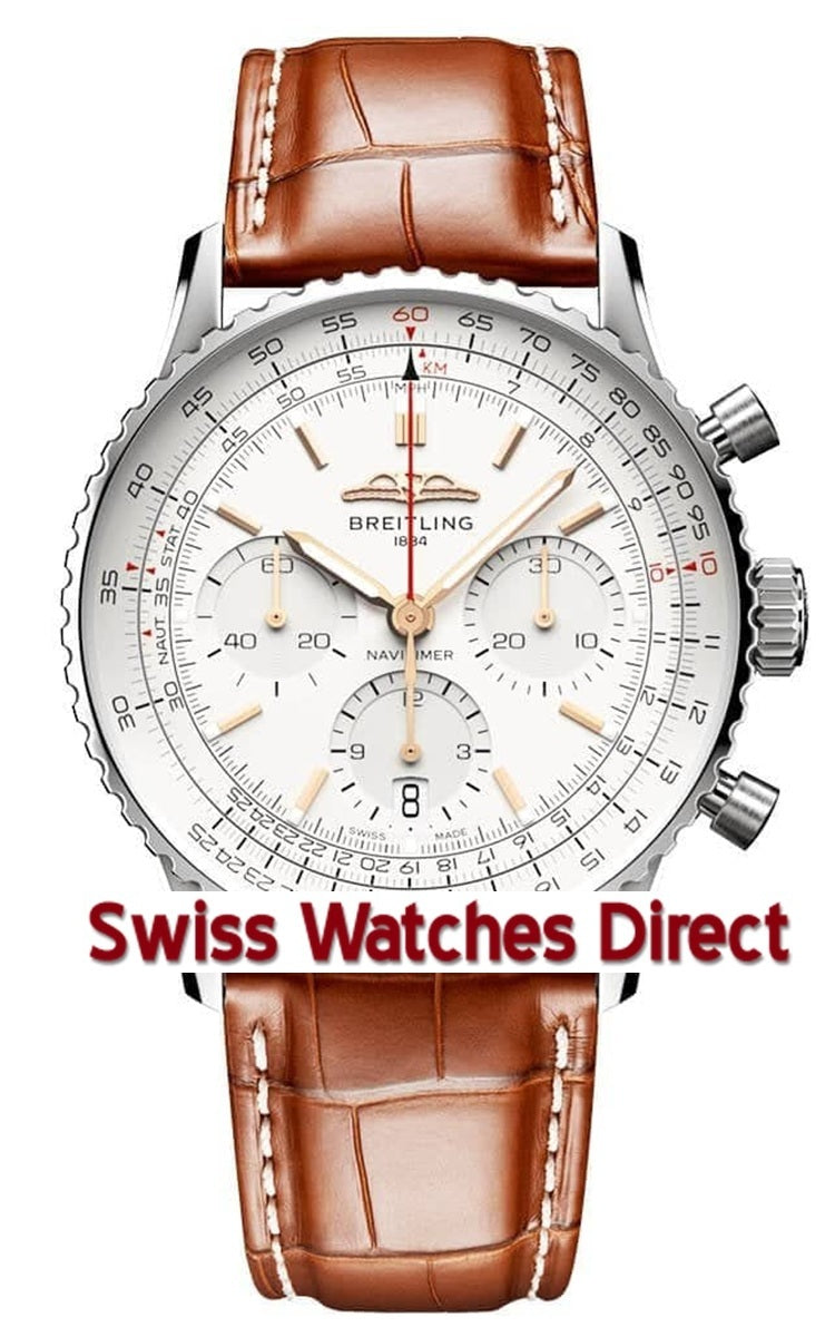 Breitling Navitimer Chronograph 41mm - Cream/ Silver Subdials