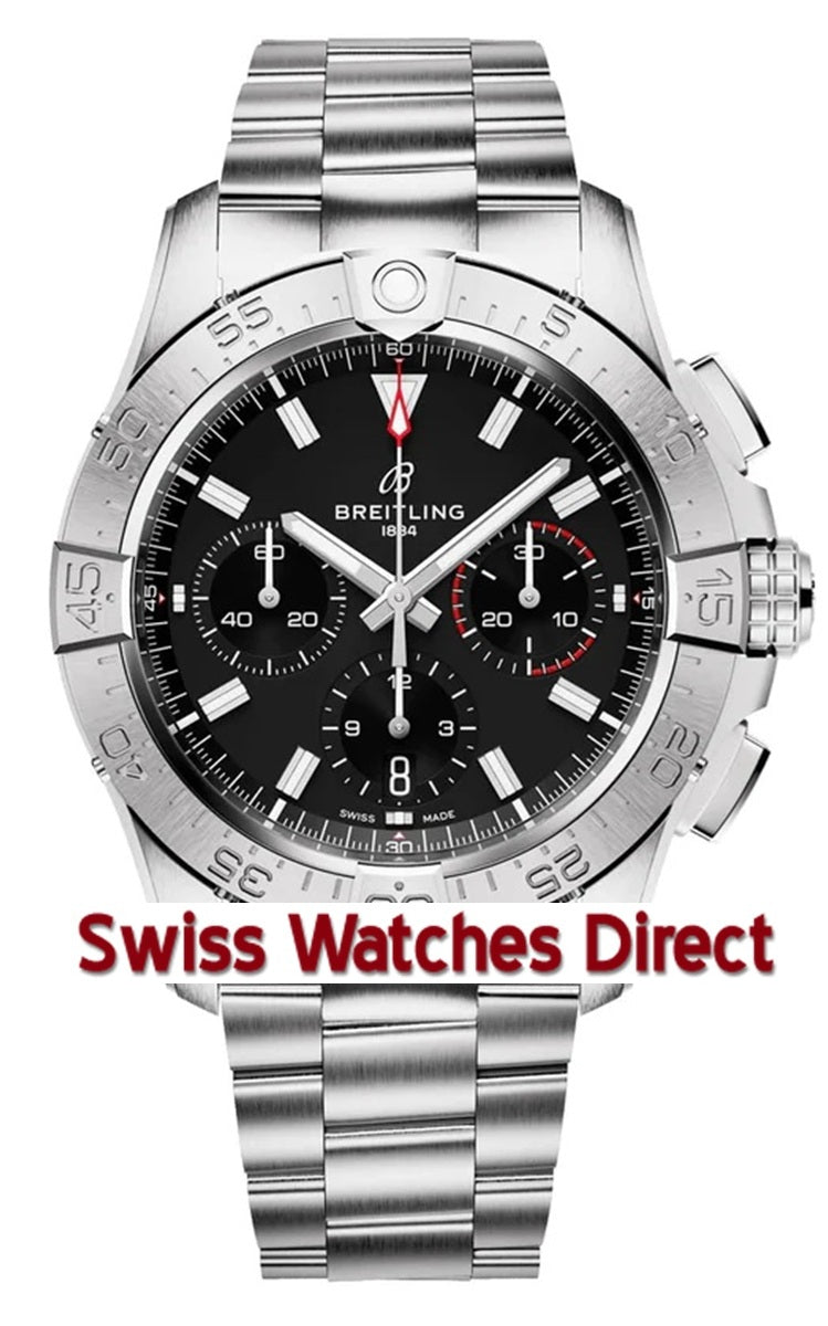 Breitling Avenger Chronograph 42mm - Black/ Black Subdials