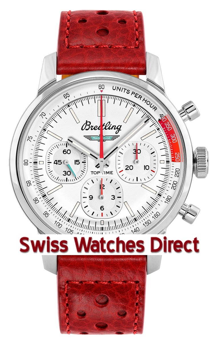 Breitling Top Time Ford Thunderbird 41mm - White/ Silver Subdials