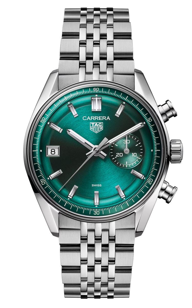 TAG Heuer Carrera Chronograph 39mm - Teal Green