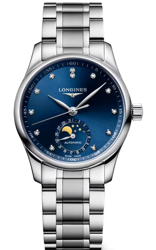 L2.409.4.97.6 - Longines Master Collection Moonphase 34mm