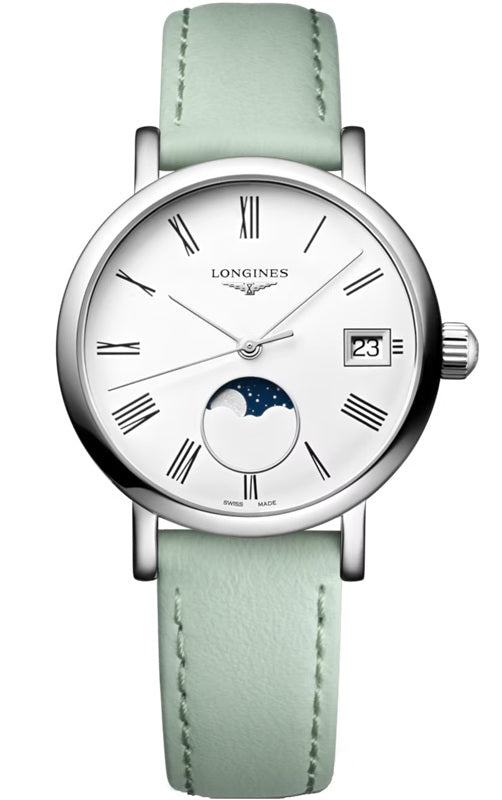 L4.330.4.11.0 - Longines Elegance Elegant Collection Moonphase 30mm