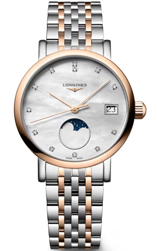 L4.330.5.87.7 - Longines Elegance Elegant Collection Moonphase 30mm
