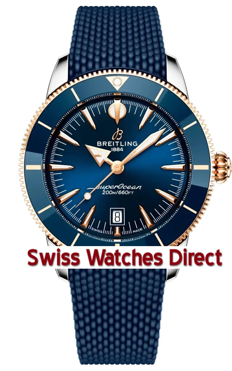 Breitling Superocean Heritage 44mm - Blue (Rose Gold Hands & Markers)