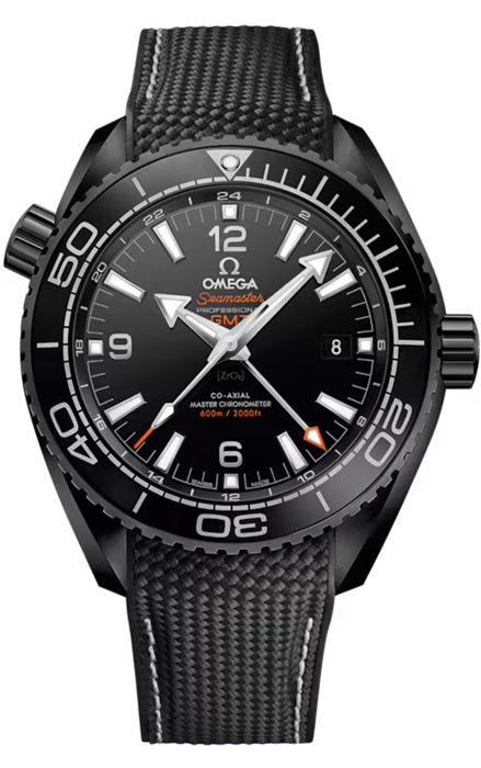 Omega Seamaster Planet Ocean 600M GMT Deep Black 45.5mm - Black