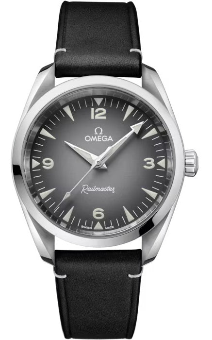Omega Seamaster Railmaster 38mm - Grey/ Black Gradient