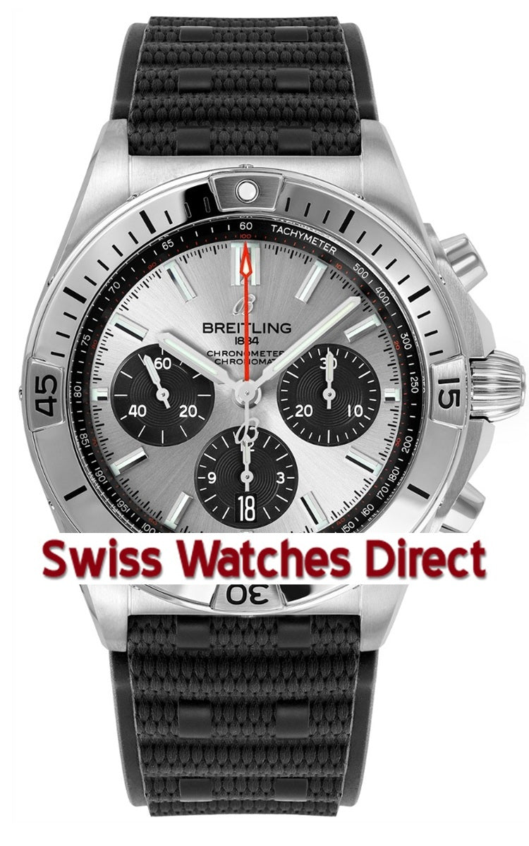 Breitling Chronomat 42mm - Silver/ Black Subdials