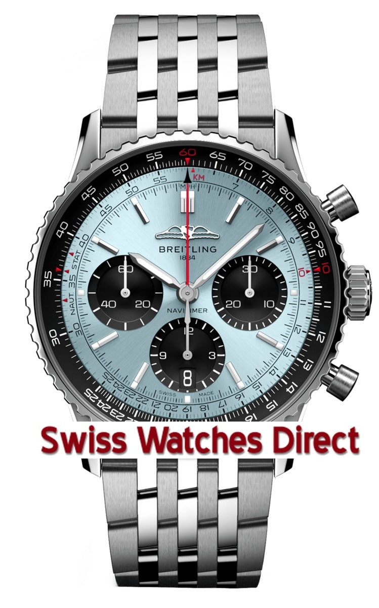Breitling Navitimer Chronograph 41mm - Ice Blue/ Black Subdials