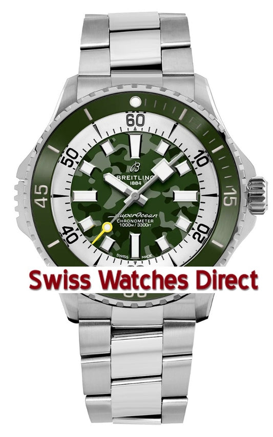 Breitling Superocean 46mm - Khaki Green Camouflage