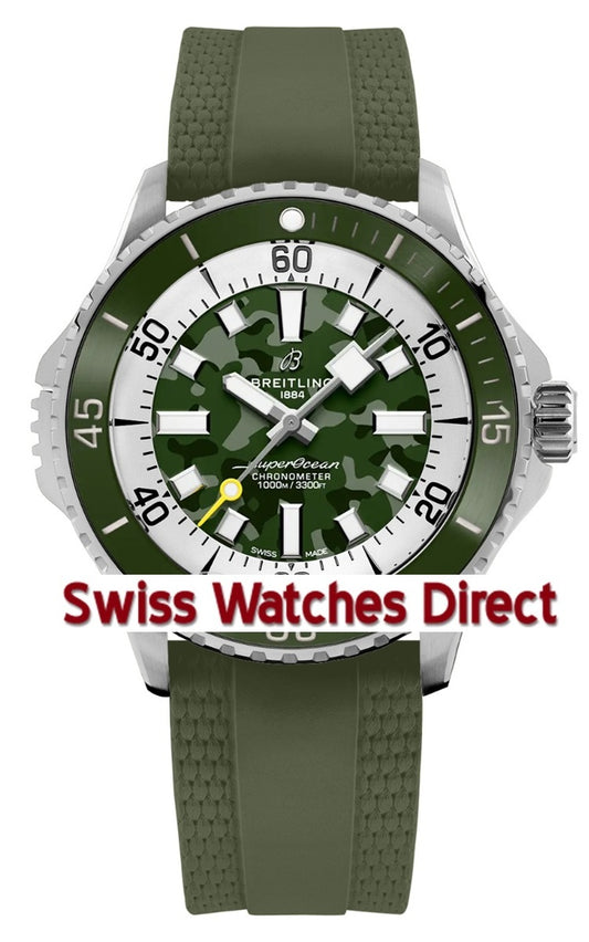 Breitling Superocean 46mm - Khaki Green Camouflage