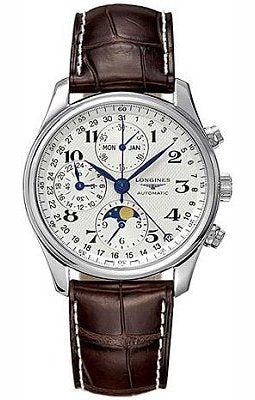 Longines Master Collection Chronograph 40mm - Silver Barleycorn