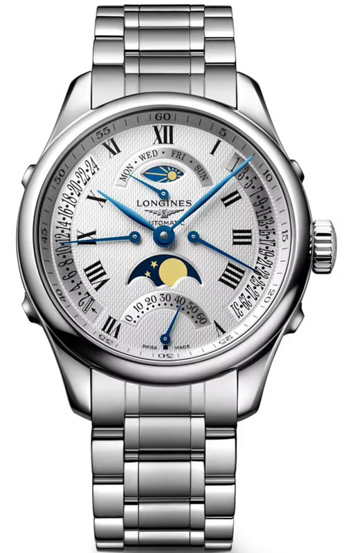 Longines Master Collection Moonphase 44mm - Silver