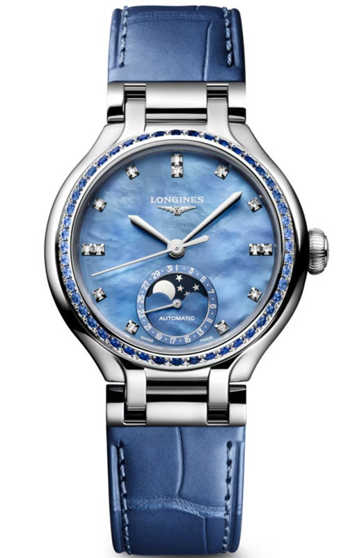 L8.126.0.97.2 - Longines Elegance PrimaLuna Moonphase 34mm