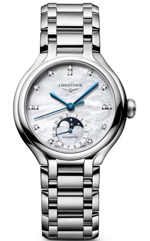 L8.126.4.87.6 - Longines Elegance PrimaLuna Moonphase 34mm
