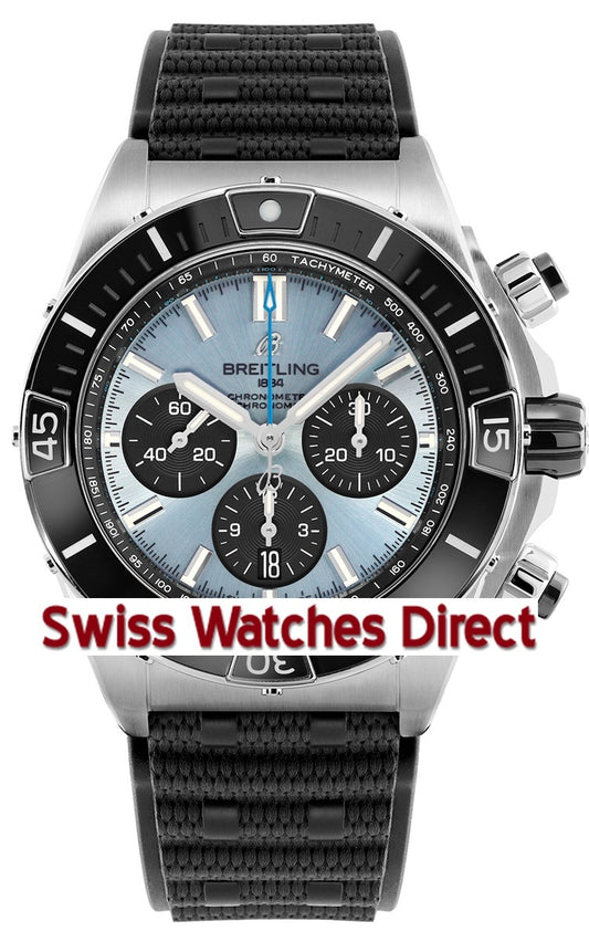 Breitling Super Chronomat 44mm - Ice Blue/ Black Subdials