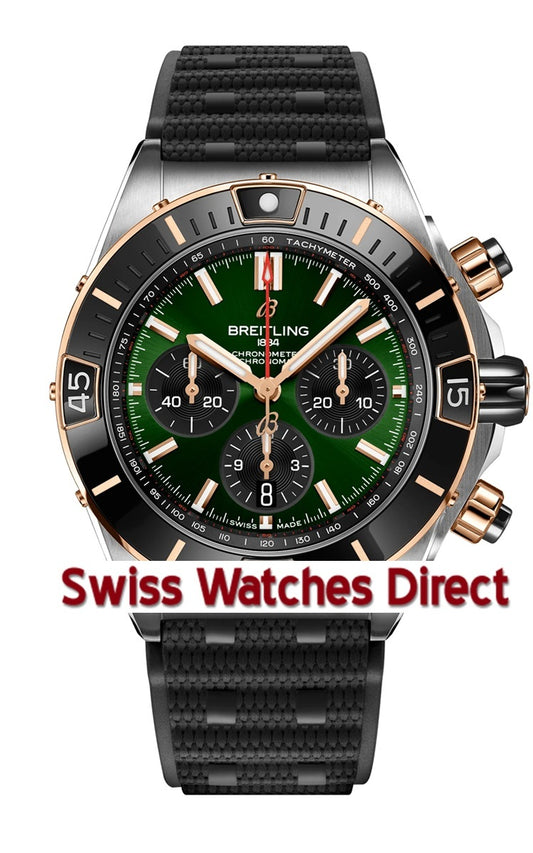 Breitling Super Chronomat 44mm - Green/ Black Subdials