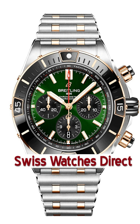 Breitling Super Chronomat 44mm - Green/ Black Subdials