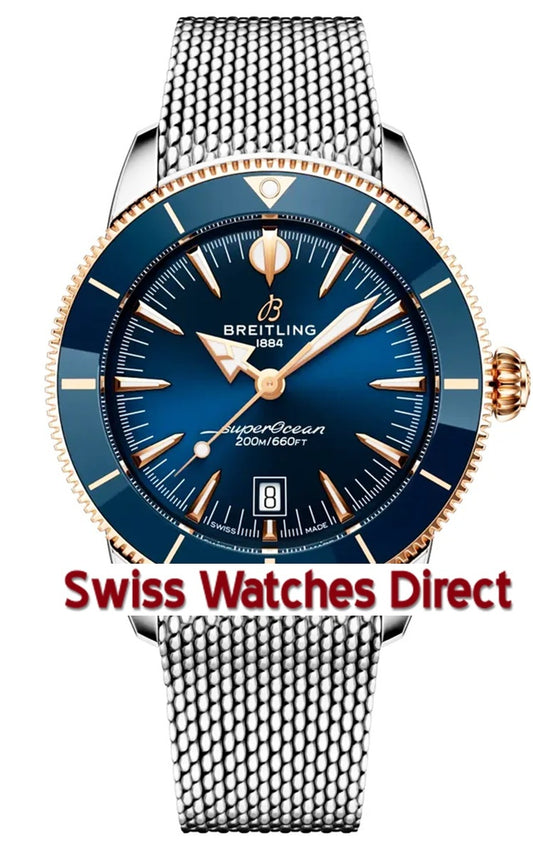 Breitling Superocean Heritage 44mm - Blue (Rose Gold Hands & Markers)