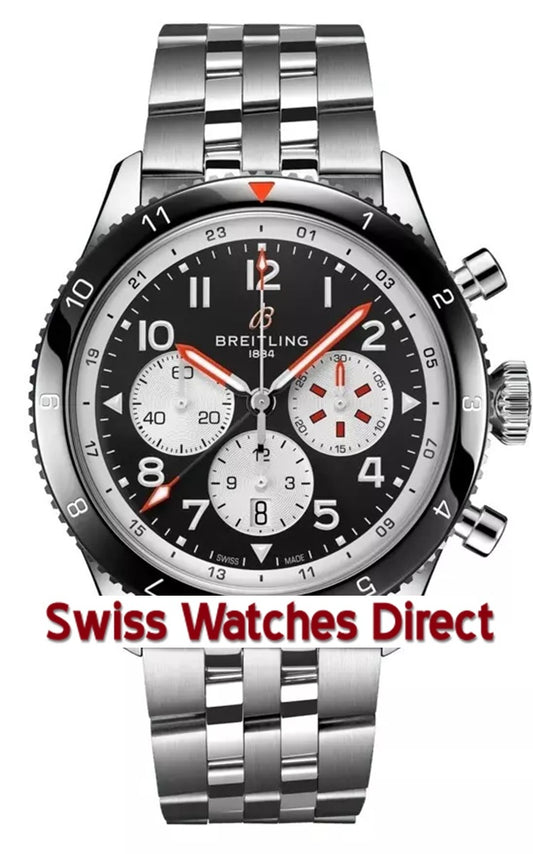 Breitling Super AVI Chronograph GMT Mosquito 46mm - Black
