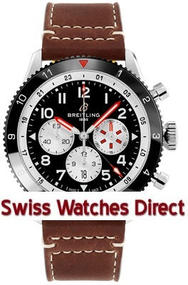 Breitling Super AVI Chronograph GMT Mosquito 46mm - Black