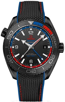 Omega Seamaster Planet Ocean 600 M GMT (45.5mm) ETNZ - Deep Black Co-Axial Master Chronometer 